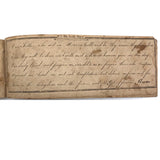 Lovely and Very Rare Wrifford's 1813 New System of Penmanship Instruction Booklet