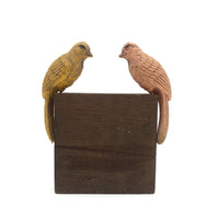 Pair of c. 1920s Celluloid Balancing Rattle Birds!