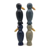 Set of Four Old Bird Shaped Skittles