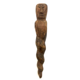 Curious Old Carved Spiral Man
