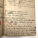 Helen Dayton's 1899 Notebook with School Work, Paper Dolls, Color Drawings, etc.