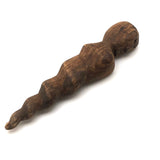 Curious Old Carved Spiral Man