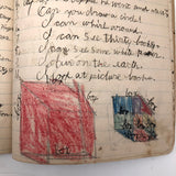 Helen Dayton's 1899 Notebook with School Work, Paper Dolls, Color Drawings, etc.