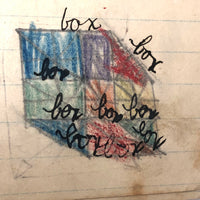 Helen Dayton's 1899 Notebook with School Work, Paper Dolls, Color Drawings, etc.