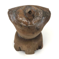 Beautiful Antique Carved Doll Torso