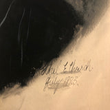 Ethel Esme Church 1923 Dramatic Portrait of Very Dramatic Looking Man!