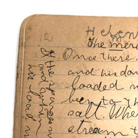 Helen Dayton's 1899 Notebook with School Work, Paper Dolls, Color Drawings, etc.