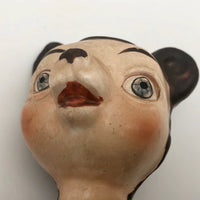 Curious Hand-painted Blue Eyed Porcelain Bear