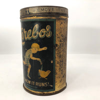 Antique Cerebos Table Salt Tin with Boy and Chick