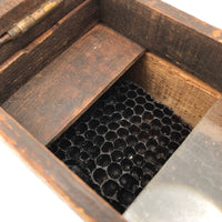 Terrific Old Handmade Three Compartment Bee Box