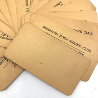 Bridgton Kora Shrine Club Blue Lodge Vintage Stag Party Tickets (Lot of 15)
