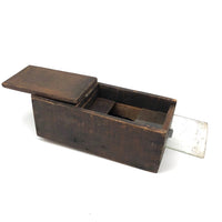 Terrific Old Handmade Three Compartment Bee Box