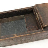 Terrific Old Handmade Three Compartment Bee Box