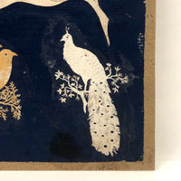 Antique Scherenschnitte (Cut Paper) Collage from Victorian Scrapbook