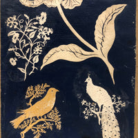 Antique Scherenschnitte (Cut Paper) Collage from Victorian Scrapbook