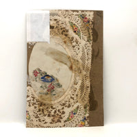 Antique Scherenschnitte (Cut Paper) Collage from Victorian Scrapbook