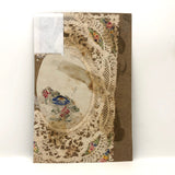 Antique Scherenschnitte (Cut Paper) Collage from Victorian Scrapbook