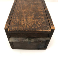 Terrific Old Handmade Three Compartment Bee Box