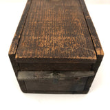 Terrific Old Handmade Three Compartment Bee Box