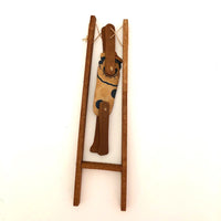 Acrobatic Clown Paper and Wood Squeeze Toy