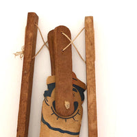 Acrobatic Clown Paper and Wood Squeeze Toy