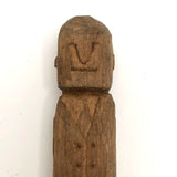 Wonderful Little Old Carved Man in Suit