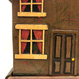 Sweet Old Folk Art House Still Bank