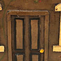 Sweet Old Folk Art House Still Bank