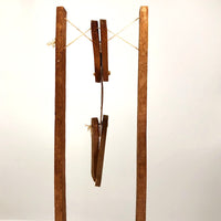 Acrobatic Clown Paper and Wood Squeeze Toy