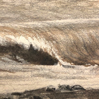 British Antique Seascape Watercolor, Unsigned