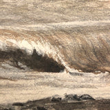 British Antique Seascape Watercolor, Unsigned
