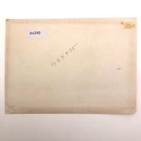 British Antique Seascape Watercolor, Unsigned