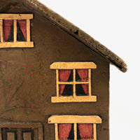 Sweet Old Folk Art House Still Bank
