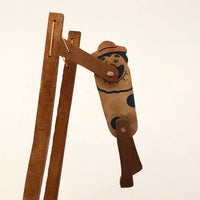 Acrobatic Clown Paper and Wood Squeeze Toy
