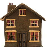 Sweet Old Folk Art House Still Bank