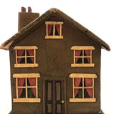 Sweet Old Folk Art House Still Bank