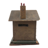 Sweet Old Folk Art House Still Bank