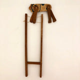 Acrobatic Clown Paper and Wood Squeeze Toy