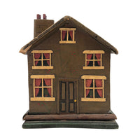 Sweet Old Folk Art House Still Bank