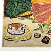 The Perfect Consomme Antique British Hand-painted Postcard