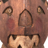 Fantastic Large (21" Tall) 1930s Boy Scout Carved Polychrome Totem Pole