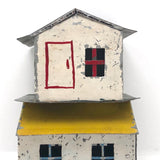 Super Charming Handmade Painted Tin Railroad Houses - Sold Individually