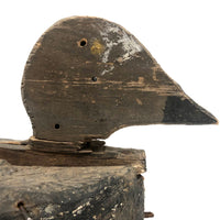 Very Primitive, Heavily Worked Working and Weighted Duck Decoy