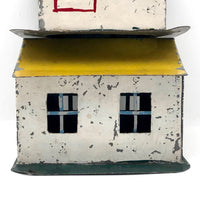 Super Charming Handmade Painted Tin Railroad Houses - Sold Individually