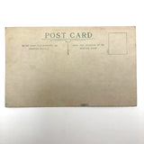 Sailboats on Water, Antique British Monochromatic Ink Wash Postcard