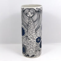 Esteri Tumula "Pastoraali" Arabia, Finland Porcelain Vase