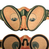 Fun c 1930s Die-Cut Cardboard Eyeglasses Masks - Sold Individually