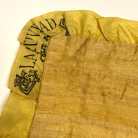 Hand-sewn and Embroidered c. 1900 Owl Cigar Silk Quilt