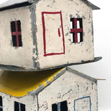 Super Charming Handmade Painted Tin Railroad Houses - Sold Individually