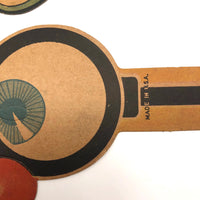 Fun c 1930s Die-Cut Cardboard Eyeglasses Masks - Sold Individually